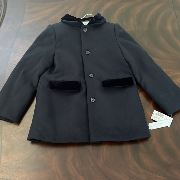 Edgehill Collection Boys Long Sleeve Button Front Dress Coat - Picture 5 of 12